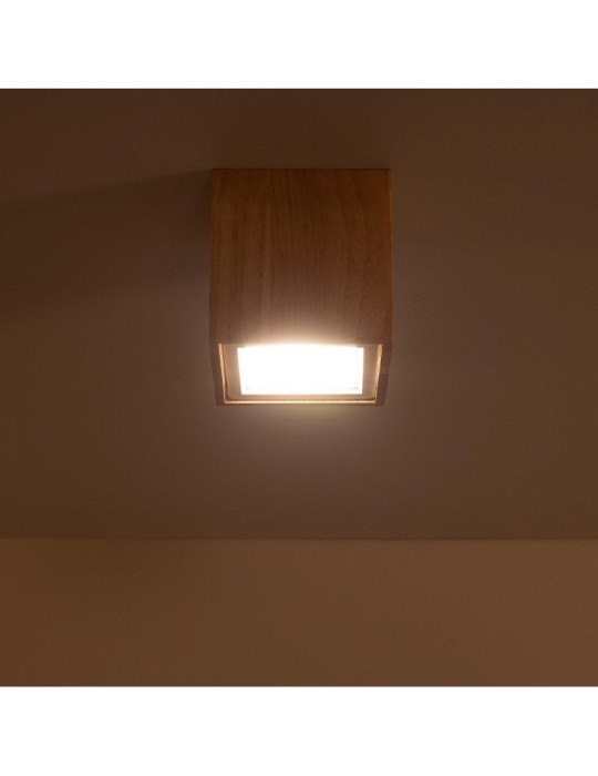 Plafonnier LED Bois 6W Sigurd