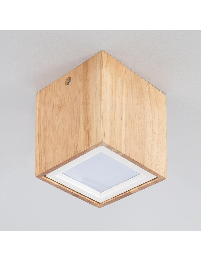 Plafonnier LED Bois 6W Sigurd
