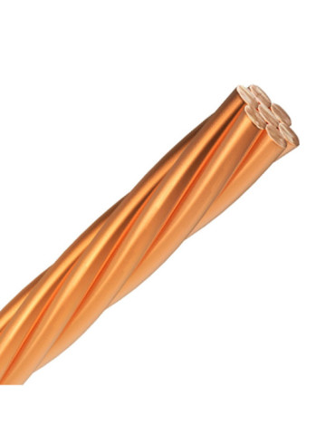 Fil Conducteur 35mm² en Cuivre Dénudé Mise à la Terre