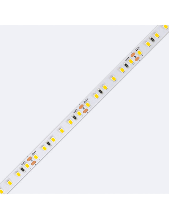 Ruban LED 24V DC SMD2835 120 LED/m 5m IP20  High Lumen 2000 lm/m Largeur 8 mm Coupe tous les 5 cm