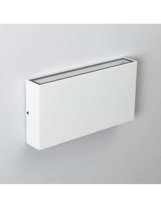 Applique Murale LED Extérieure Kaira 10W Éclairage Double Face Rectangulaire Blanche