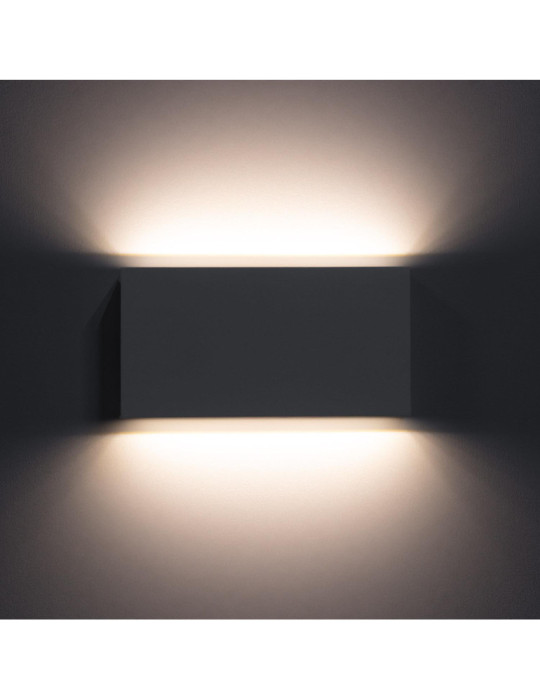 Applique Murale LED Extérieure Kaira 10W Éclairage Double Face Rectangulaire Blanche