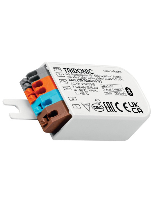 Module de Variation Sans Fil DALI basicDIM G2 TRIDONIC 28003540 Compatible avec Smartphones