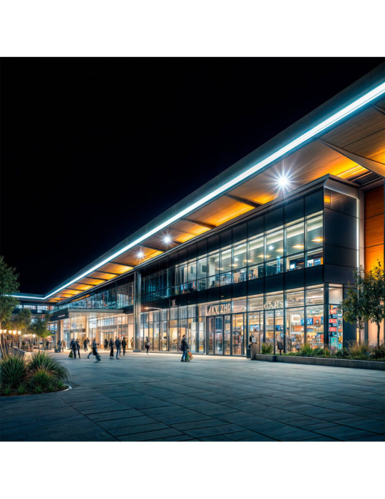 Projecteur LED 200W Dimmable TRIAC 170 lm/W IP65 ELEGANCE Slim PRO Noir