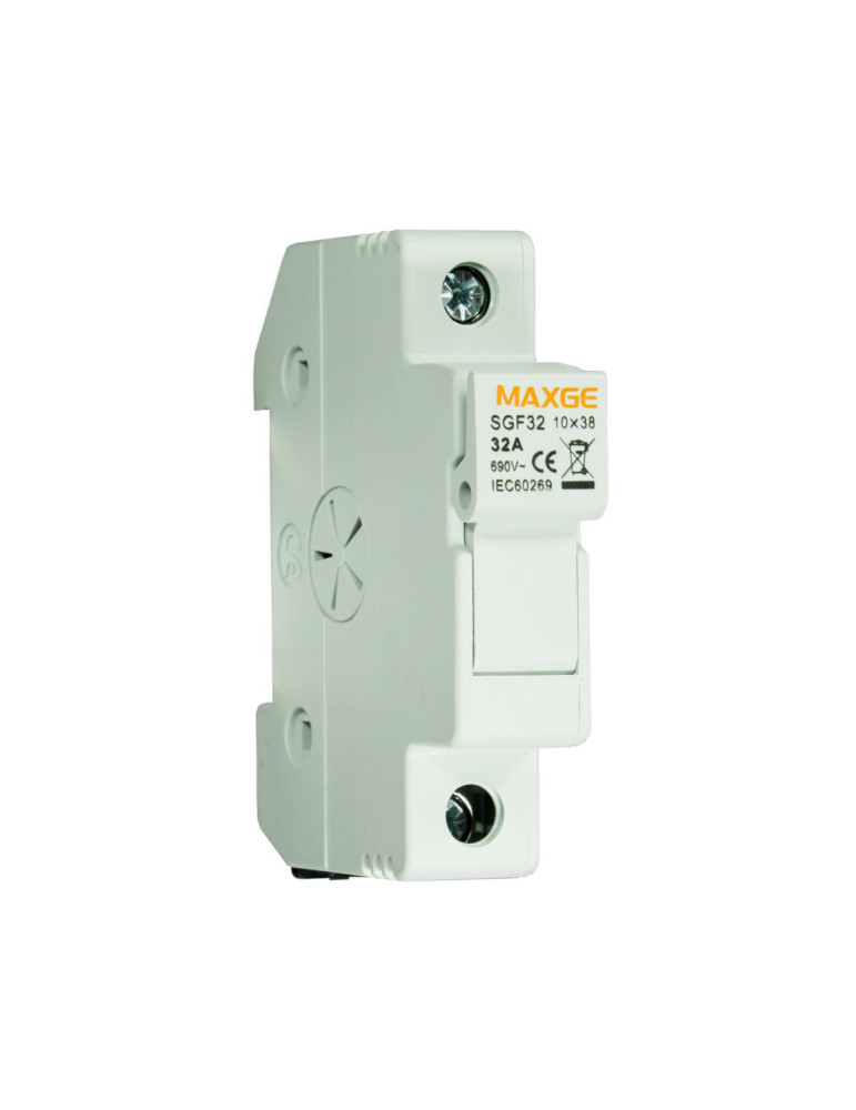 Porte-fusibles Sectionnable 10x38mm 500V Máx 32A MAXGE