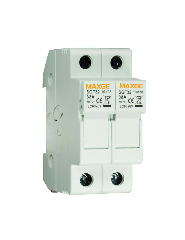 Portafusibles Seccionable 10x38mm 500V Máx 32A