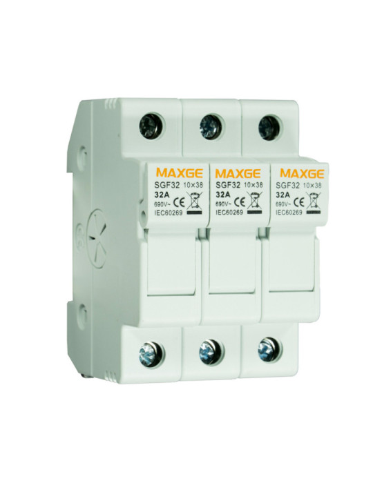 Portafusibles Seccionable 10x38mm 500V Máx 32A