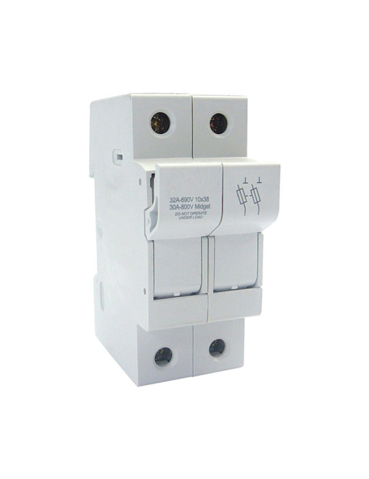 Porte-fusibles Sectionnable 10x38mm 500V Máx 32A MAXGE