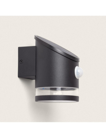 Applique Murale Extérieure Solaire LED Aluminium avec Détecteur de Mouvement Eddan
