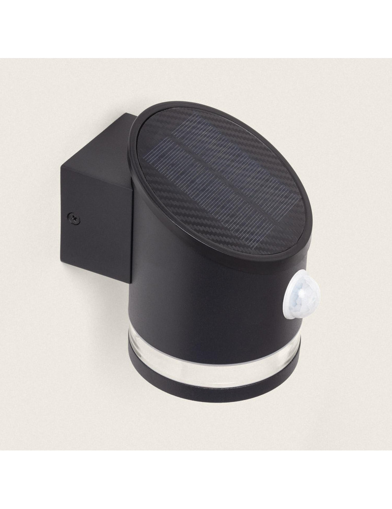 Applique Murale Extérieure Solaire LED Aluminium avec Détecteur de Mouvement Eddan