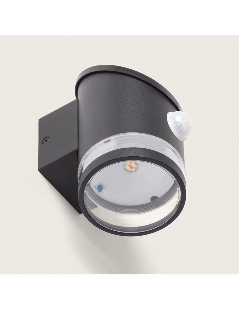 Applique Murale Extérieure Solaire LED Aluminium avec Détecteur de Mouvement Eddan