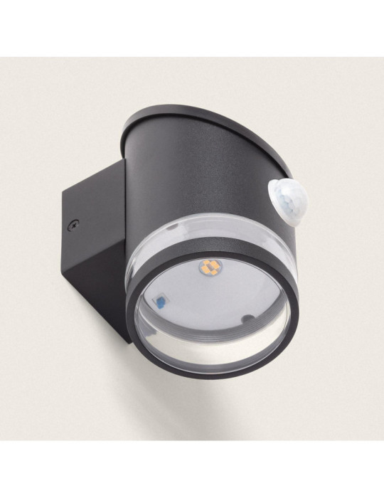 Applique Murale Extérieure Solaire LED Aluminium avec Détecteur de Mouvement Eddan