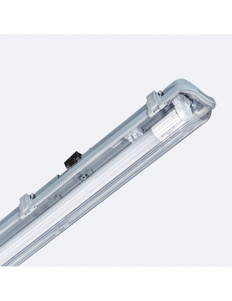 Réglette Étanche 120cm IP65 con Tubo LED Cristal 18W 140lm/W Réglette Étanche 120cm IP65 con Tubo LED Cristal 18W 140lm/W