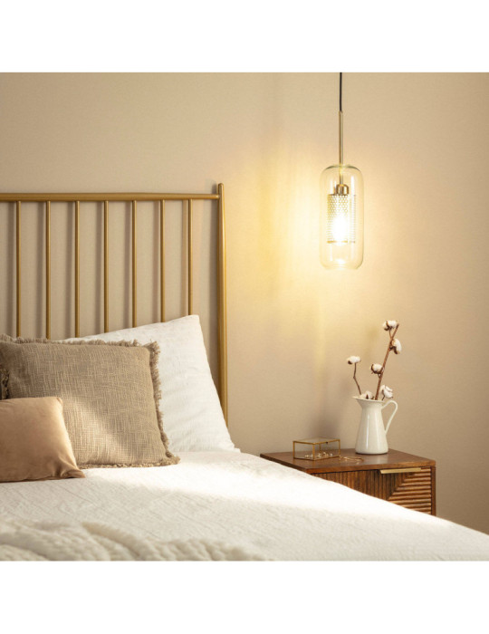 Suspension Métal et Verre Julieta Lungo