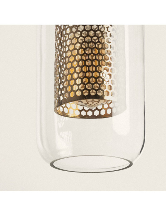 Suspension Métal et Verre Julieta Lungo