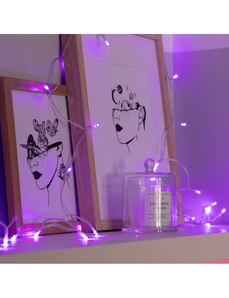 Guirlande LED Extérieure à Piles 5m