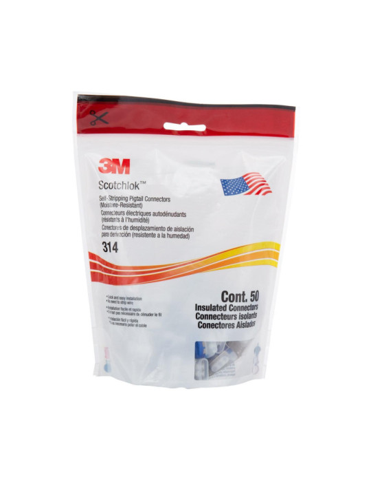 Connecteur ICD 314 Étanche / Autodénudant IP67 Scotchlok™ 3M™ (50 un) 3M-7000005979-IDC-50