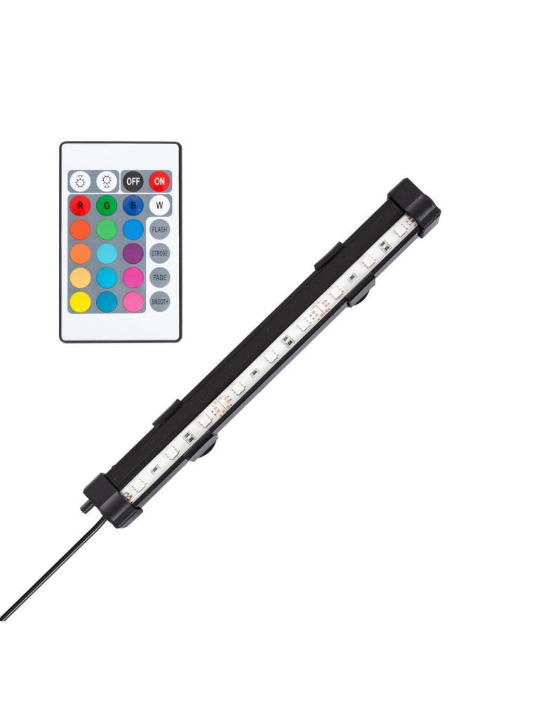 Diffuseur d’Air Aquarium avec Lumière LED RGBW 3W IP68 avec Télécommande