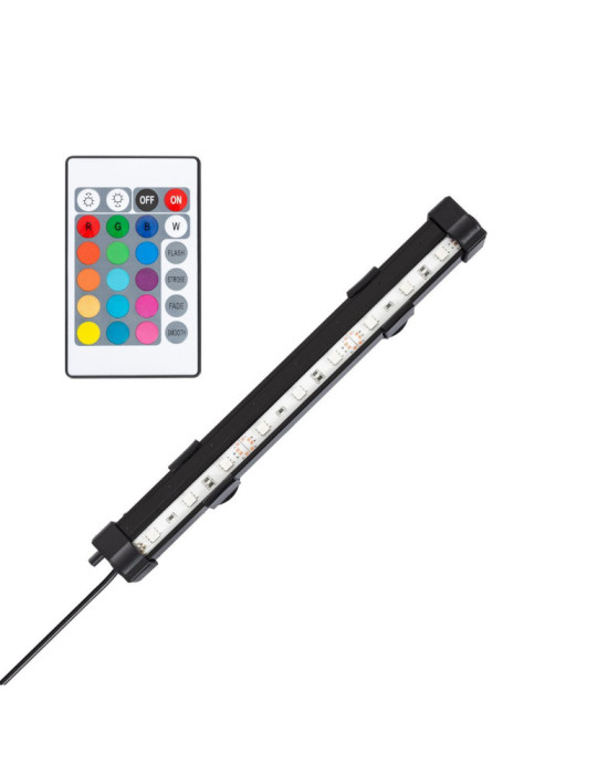 Diffuseur d’Air Aquarium avec Lumière LED RGBW 3W IP68 avec Télécommande