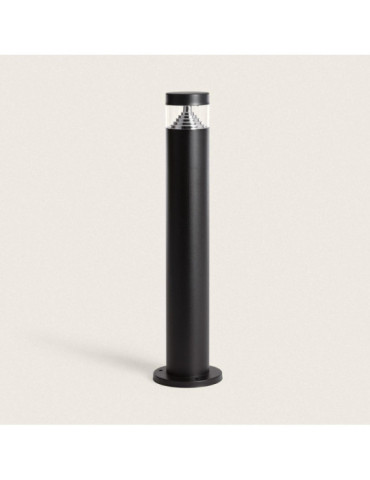 Balise LED Extérieur 5W en Saillie sur Pied 50cm Inti Inox Noire