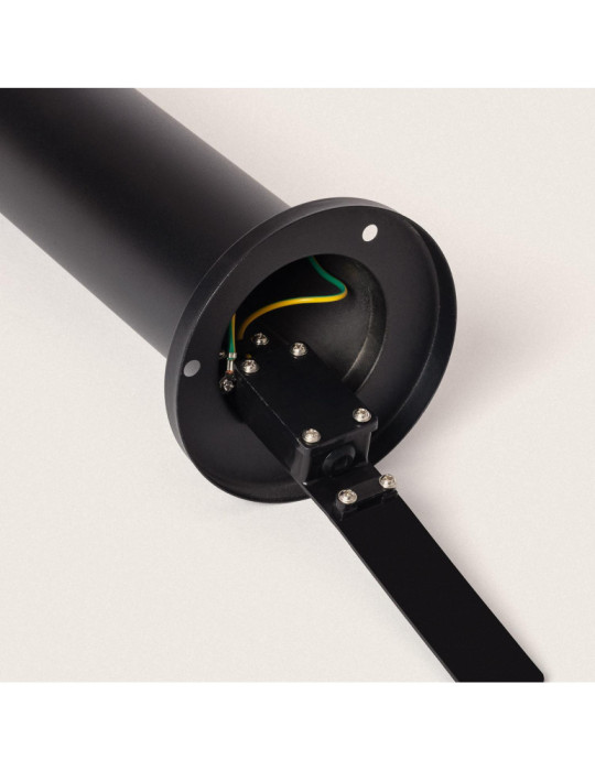 Balise LED Extérieur 5W en Saillie sur Pied 50cm Inti Inox Noire