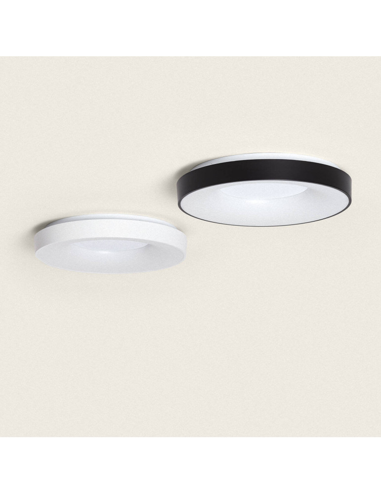 Plafonnier LED 24W Rond Métal CCT Sélectionnable Bill