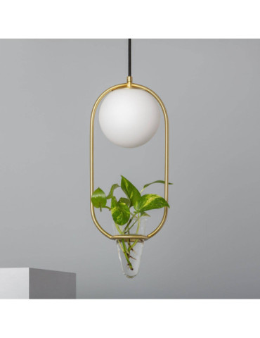 Suspension Métal et Verre Moonlight Puncak
