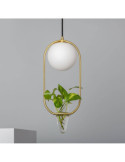 Suspension Métal et Verre Moonlight Puncak