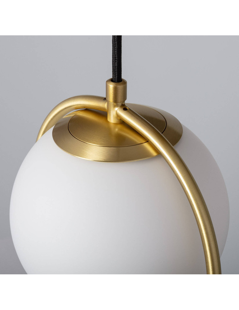 Suspension Métal et Verre Moonlight Puncak