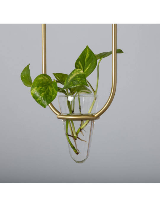 Suspension Métal et Verre Moonlight Puncak