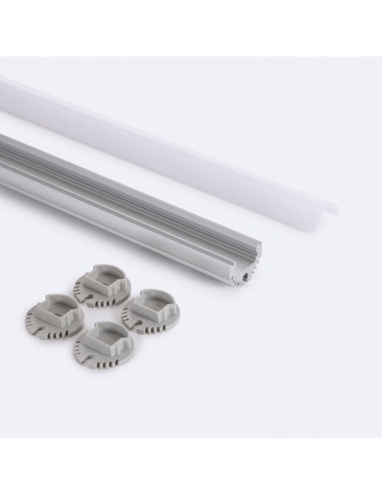 Profilé Aluminium Rond Suspendu pour Ruban LED jusqu'à 11 mm