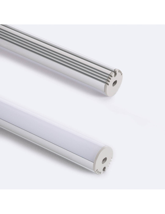 Profilé Aluminium Rond Suspendu pour Ruban LED jusqu'à 11 mm