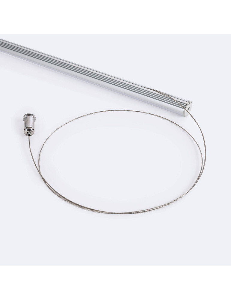 Profilé Aluminium Rond Suspendu pour Ruban LED jusqu'à 11 mm