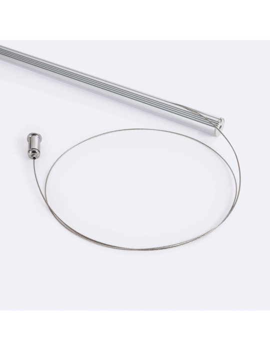 Profilé Aluminium Rond Suspendu pour Ruban LED jusqu'à 11 mm