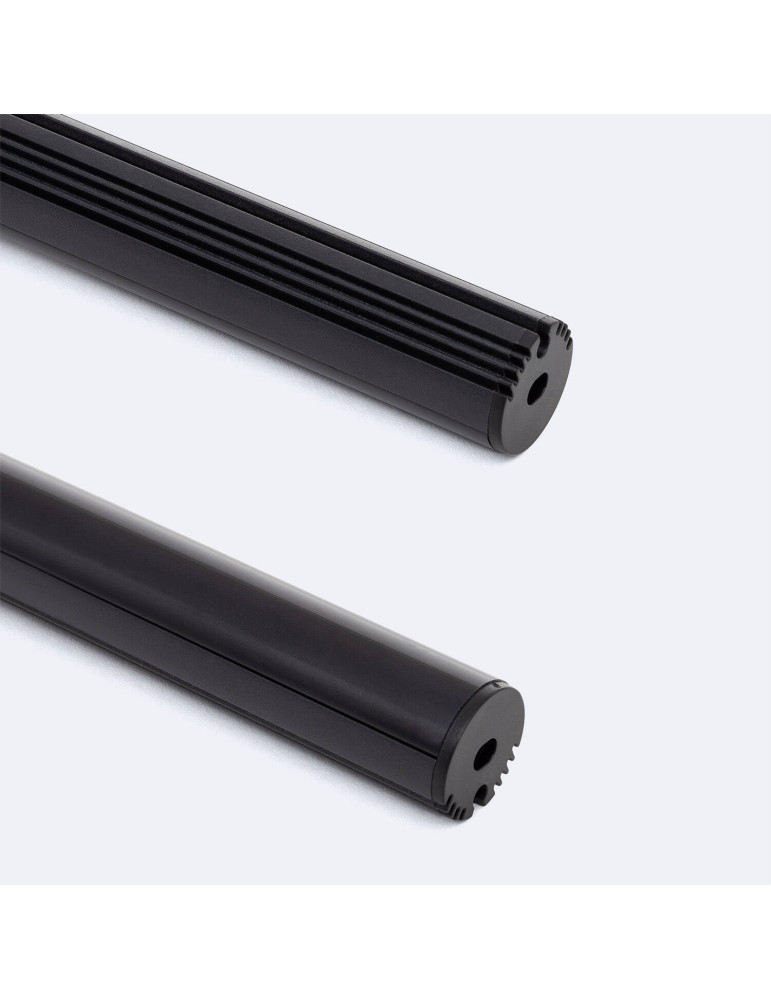 Profilé Aluminium Rond Suspendu pour Ruban LED jusqu'à 11 mm