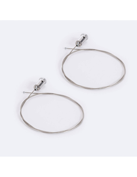 Profilé Aluminium Rond Suspendu pour Ruban LED jusqu'à 11 mm