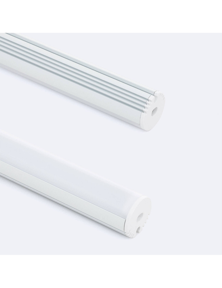 Profilé Aluminium Rond Suspendu pour Ruban LED jusqu'à 11 mm