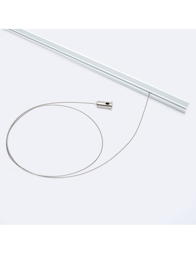 Profilé Aluminium Rond Suspendu pour Ruban LED jusqu'à 11 mm