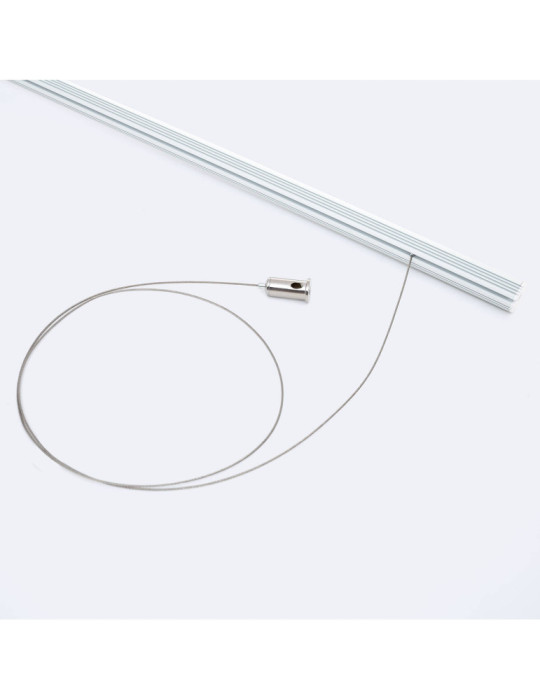 Profilé Aluminium Rond Suspendu pour Ruban LED jusqu'à 11 mm