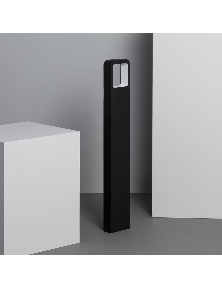 Balise LED Extérieure 6W sur Pied 80cm en Saillie Emerita