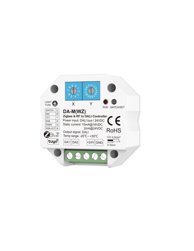 Convertisseur RF/Zigbee à DALI compatible avec Télécommande Convertisseur RF/Zigbee à DALI compatible avec Télécommande