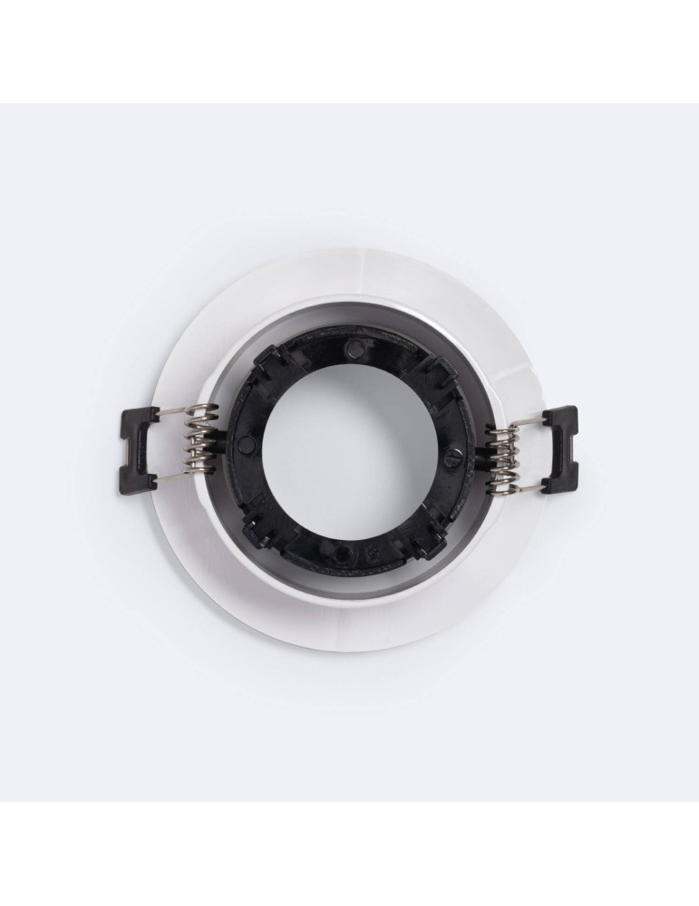 Collerette Downlight Conique Faible UGR Noir pour Ampoule LED GU10/GU5.3 Coupe Ø 70mm