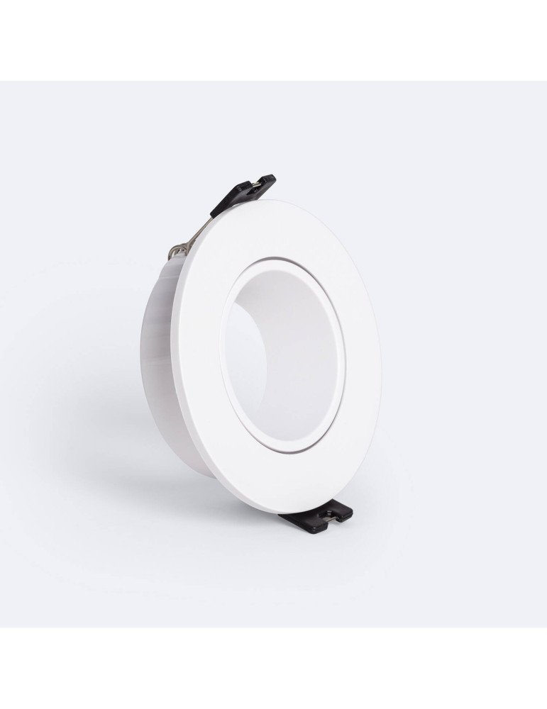 Collerette Downlight Conique Faible UGR Noir pour Ampoule LED GU10/GU5.3 Coupe Ø 70mm