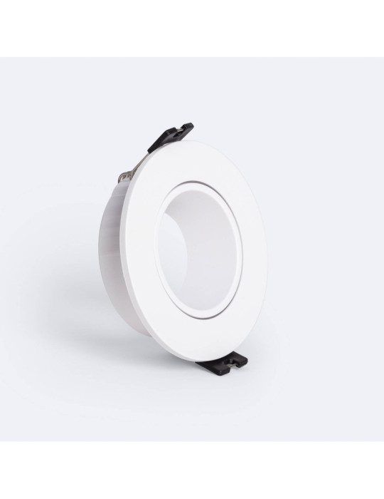 Collerette Downlight Conique Faible UGR Noir pour Ampoule LED GU10/GU5.3 Coupe Ø 70mm