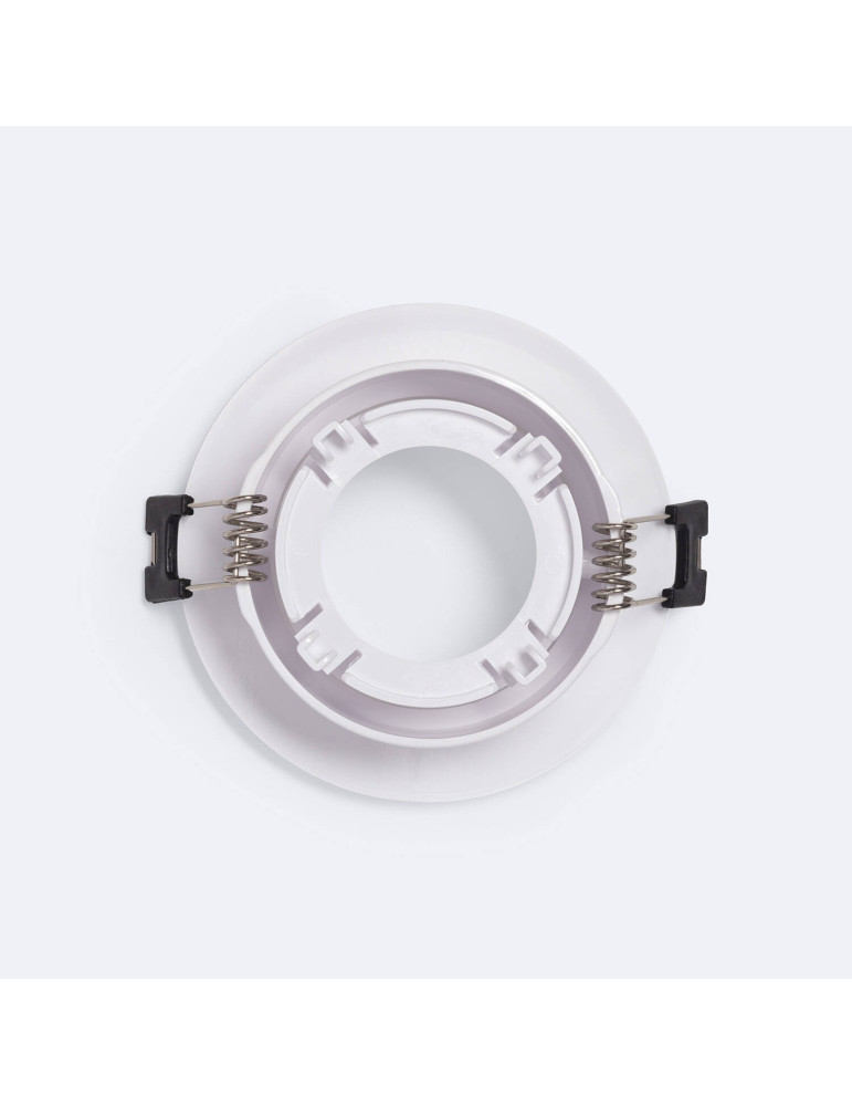 Collerette Downlight Conique Faible UGR Noir pour Ampoule LED GU10/GU5.3 Coupe Ø 70mm