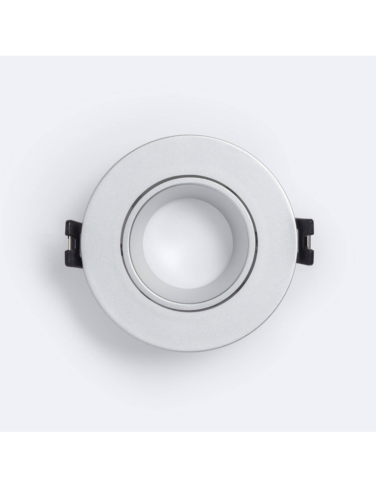 Collerette Downlight Conique Faible UGR Noir pour Ampoule LED GU10/GU5.3 Coupe Ø 70mm