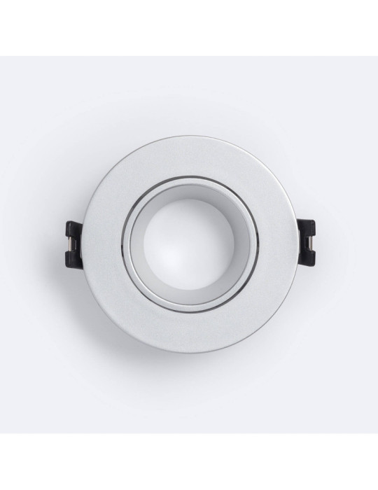 Collerette Downlight Conique Faible UGR Noir pour Ampoule LED GU10/GU5.3 Coupe Ø 70mm