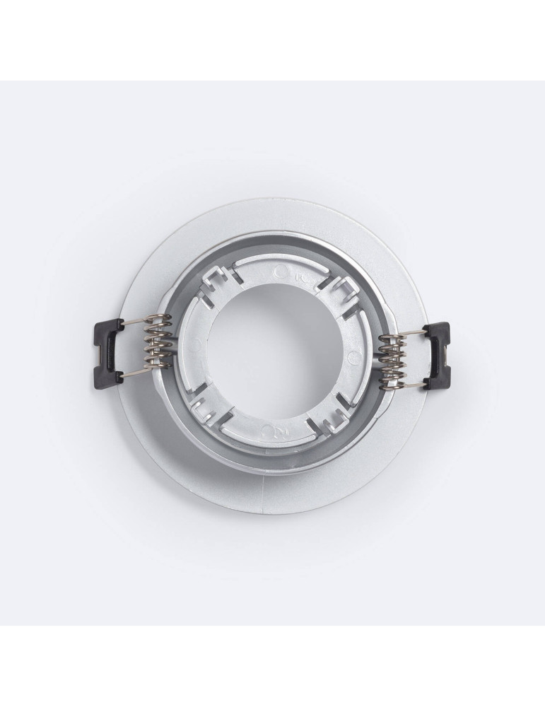 Collerette Downlight Conique Faible UGR Noir pour Ampoule LED GU10/GU5.3 Coupe Ø 70mm