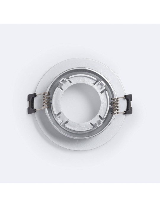 Collerette Downlight Conique Faible UGR Noir pour Ampoule LED GU10/GU5.3 Coupe Ø 70mm