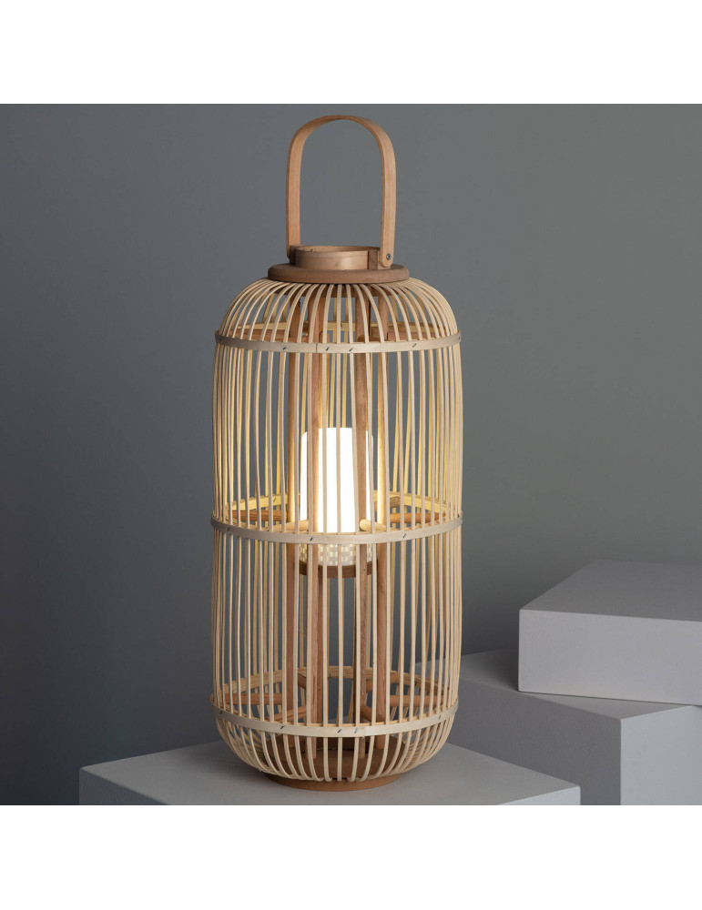 Lampe à Poser LED Portable Rotin Jávea